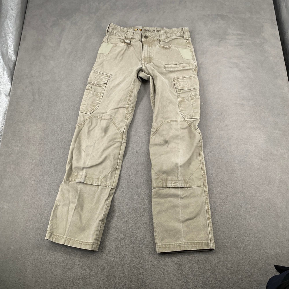 Noble Outfitters Hammer Drill Canvas Cargo Pants Mens 30x32 Khaki FullFlexx HD